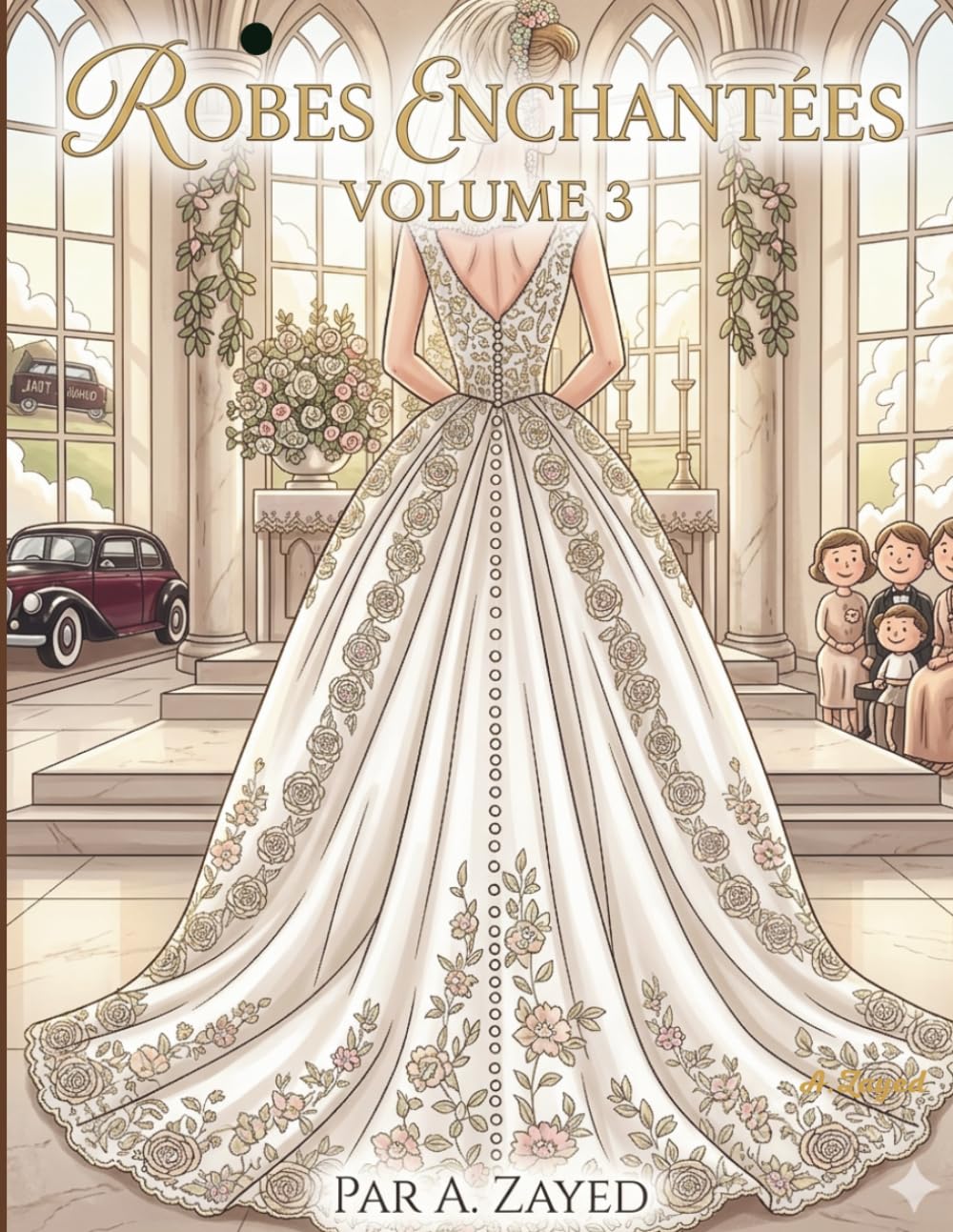 Robes Enchantées (Vol 3): Dessins de Mode Royale et Haute Couture pour Adultes
