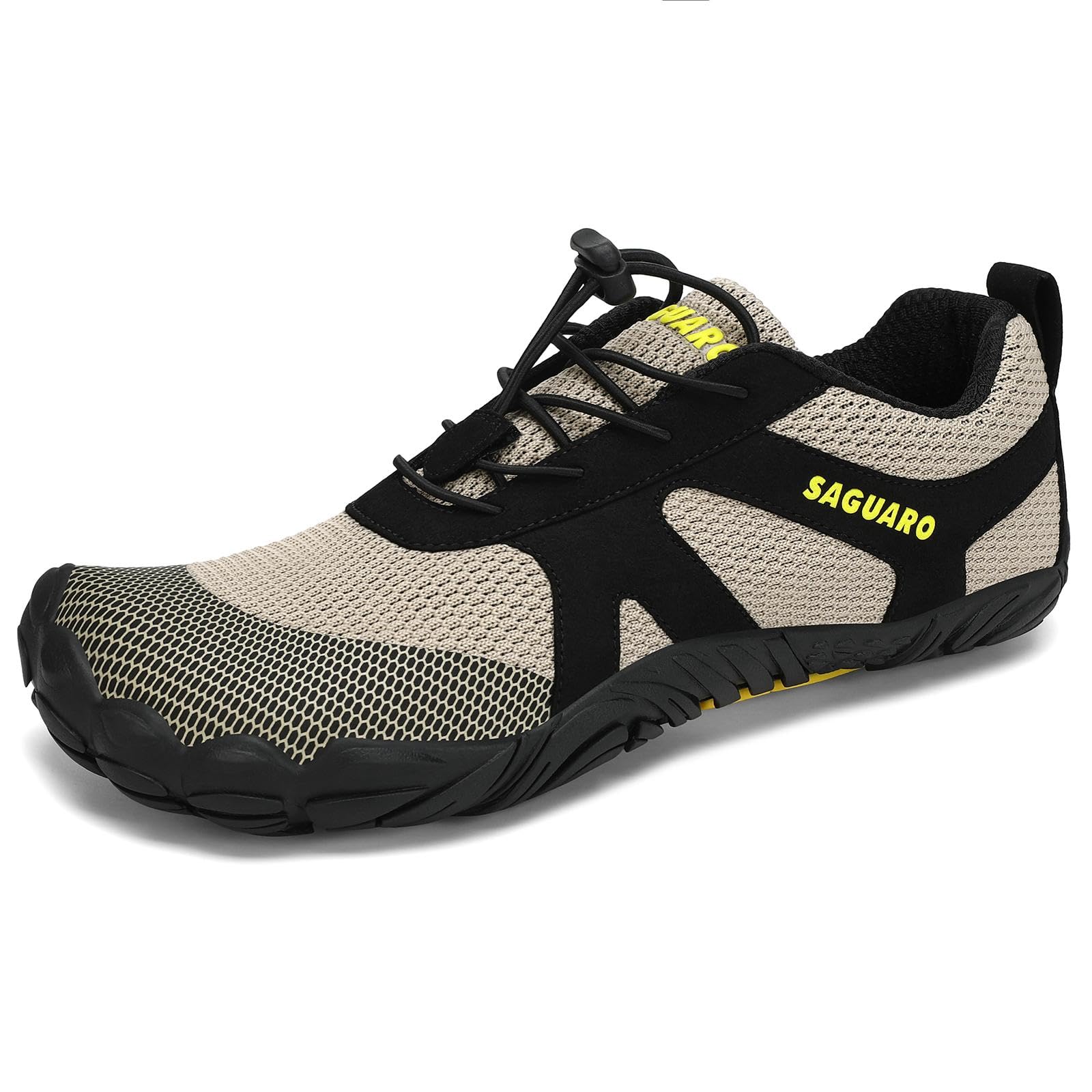 SAGUARO Barefoot Shoes Uomo Donna Scarpe Barefoot Minimaliste Scarpe a Piedi Nudi Antiscivolo Scarpe Trail Running Leggere Scarpe Dita,Gr.36-48 EU