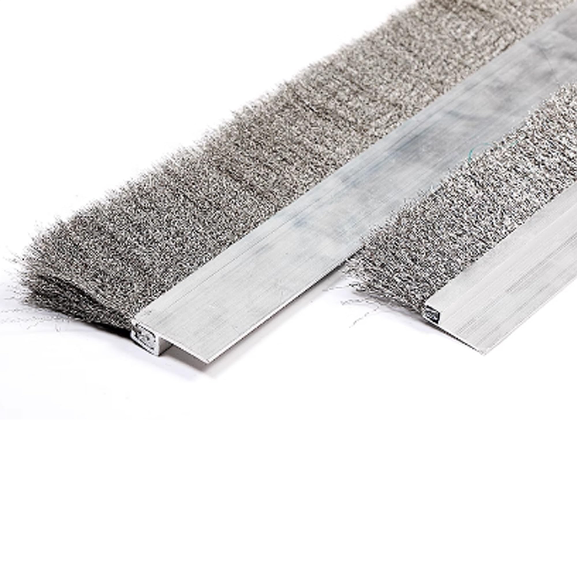 Puyuna H Door Brus Strip, Aluminum Alloy Strip Brus 39.4 Inches For Bottom Seal Wit 20-100Mm Eights(,40Mm/1.6In)