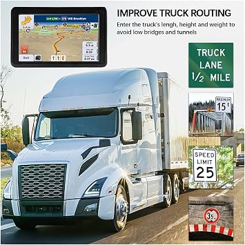 GPS Car Navigation 5 Inch Car GPS 8G 256 Meter Navigation System Newest Map Touch Screen Auto Track Voice Guidance Speed Camera Warning High Accuracy Positioning Size : US CAN Mexico, 5655648974