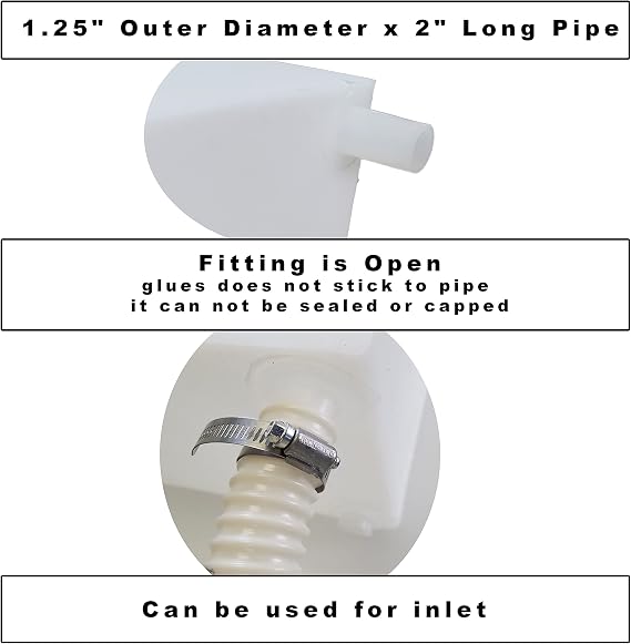 | T-2500-SP | One (1) Spouted 25 Gallon RV Fresh and Gray Water Holding Tank RV Concession