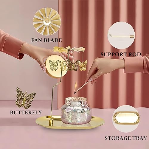 Miniatura 4 de Portavelas de latón cónico para Navidad, decoración del hogar, aniversario de boda, fiesta, regalos de inauguración de la casa, juego de 6