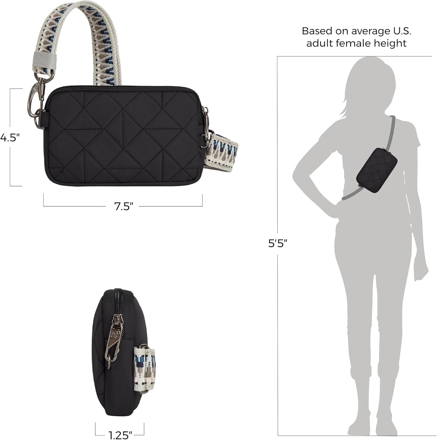 Travelon Anti-Theft Boho Phone Sling | Anti-Theft