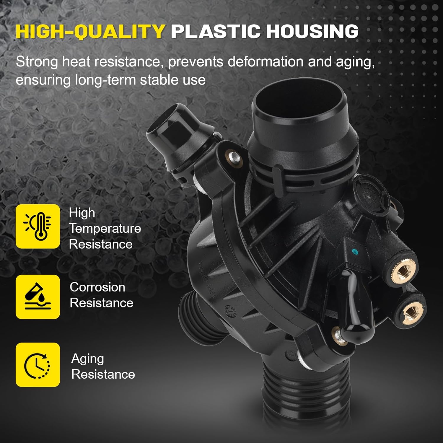 11537549476 Thermostat & Housing Assembly W/Sensors for BMW 1 3 5 Series x3 z4 2006-2016 - Replaces 11537544788 11537536655 902-816