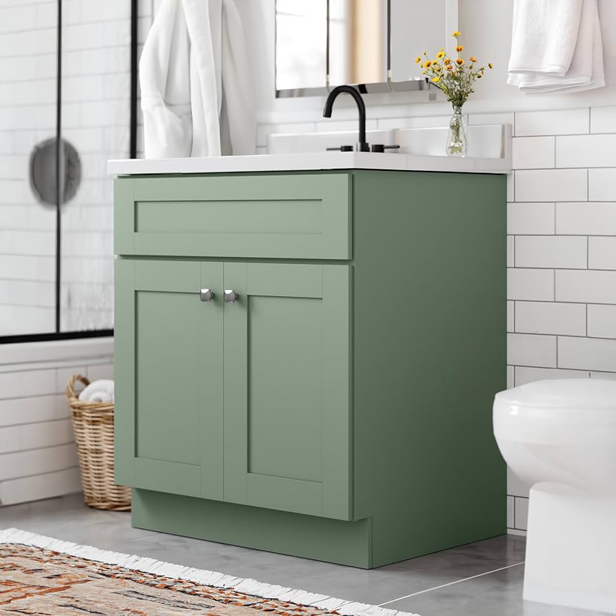 Amazon.com: Design House Brookings 30 in Bath Vanity, Unassembled