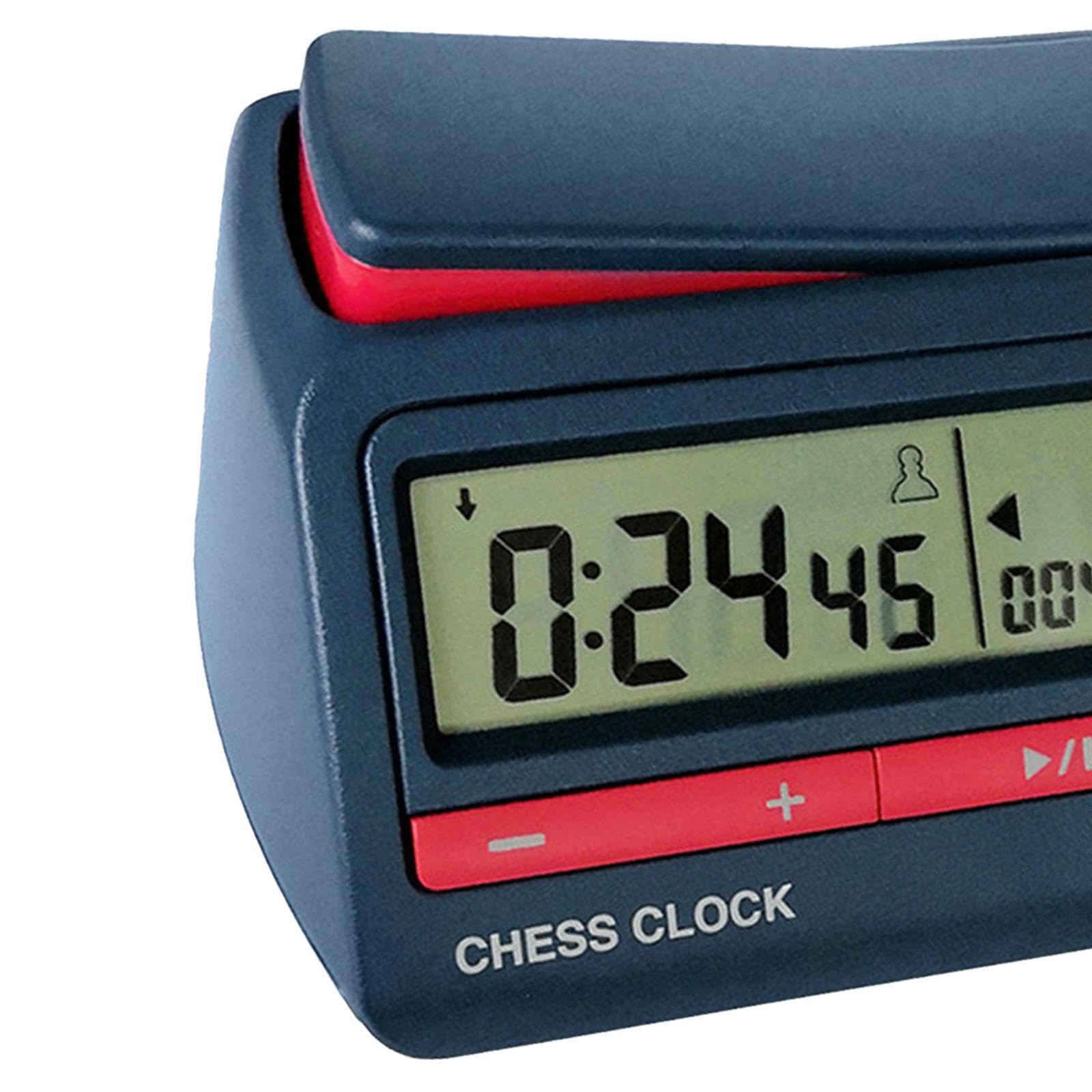 Orologio da scacchi digitale, timer di gioco, conteggio alla rovescia, funzionalità tornei ufficiali, tutti i livelli di gioco possono divertirsi,