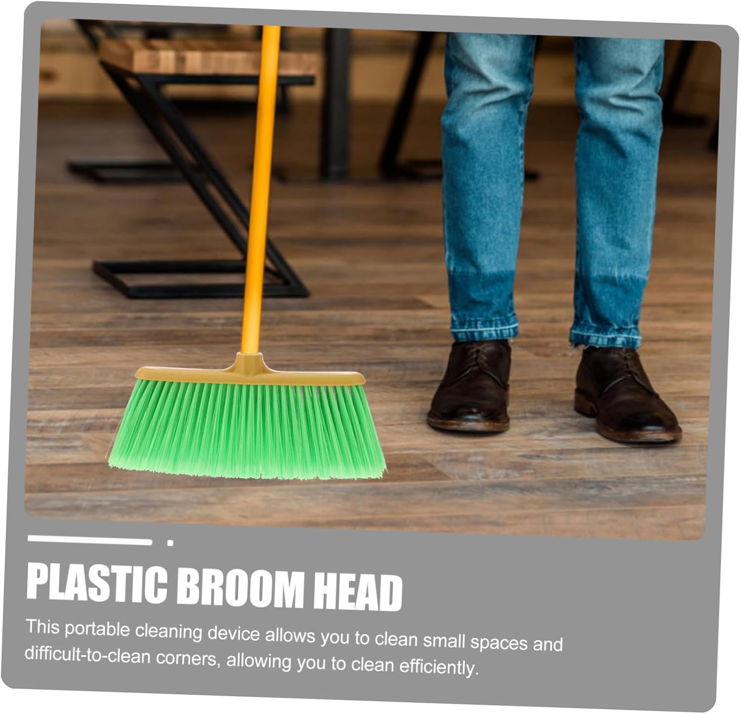 Hemoton 4pcs Broom Head Indoor Broom Floor Sweeper Replacement Sweeping Brush Heads Plastic Red Replacement Cleaning Household Clean
