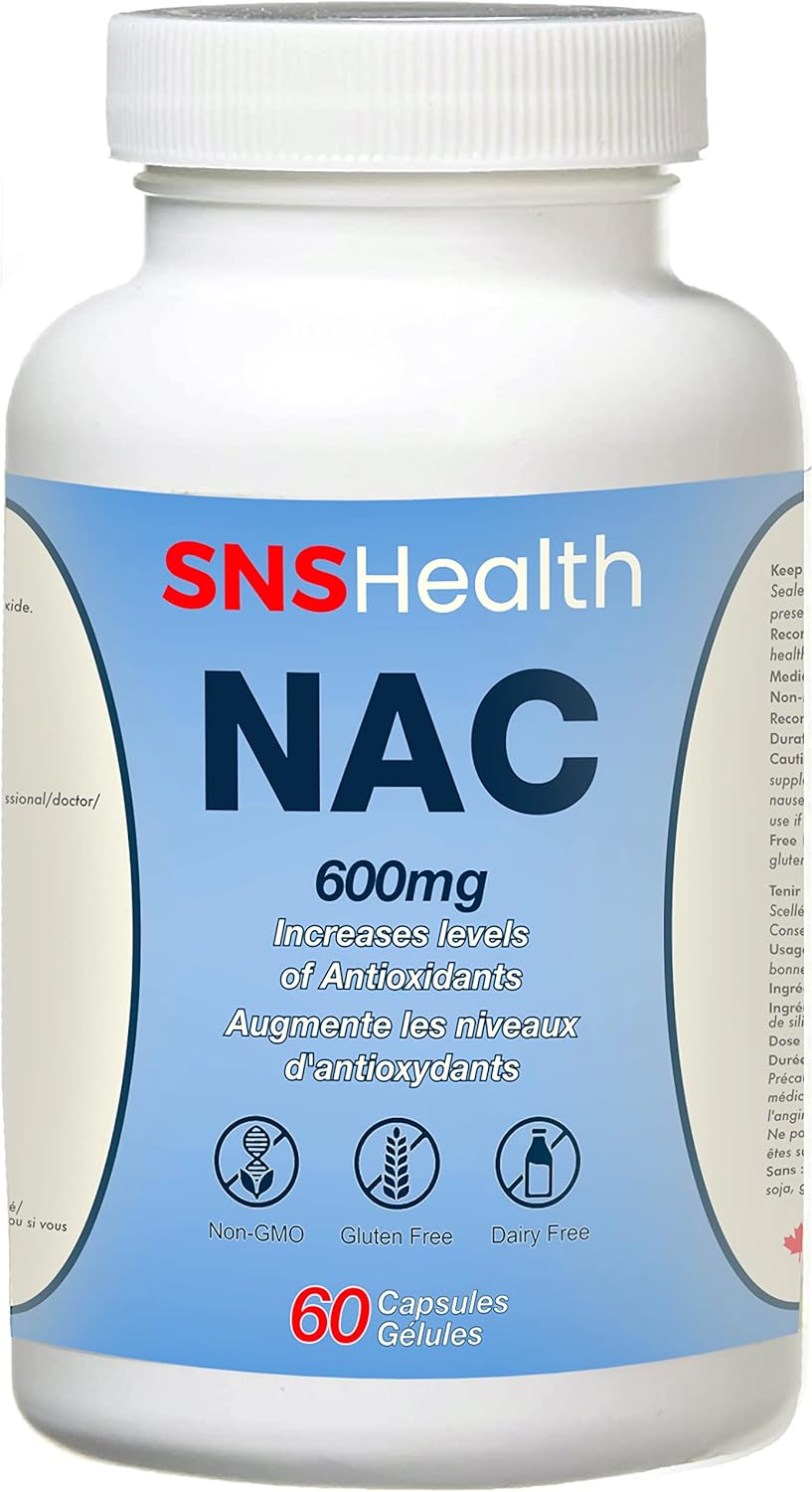 SNS Health NAC 600mg 60 Capsules : Amazon.ca: Health & Personal Care