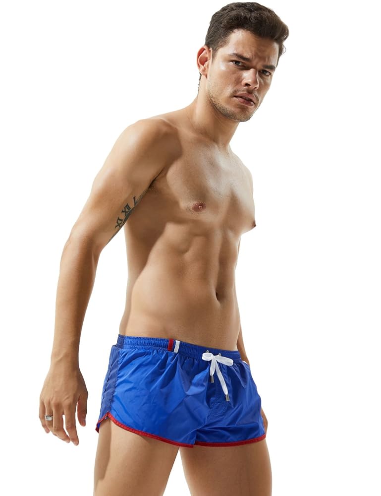 SEOBEAN Mens Low Rise Sports Short Swimwear Board Shorts