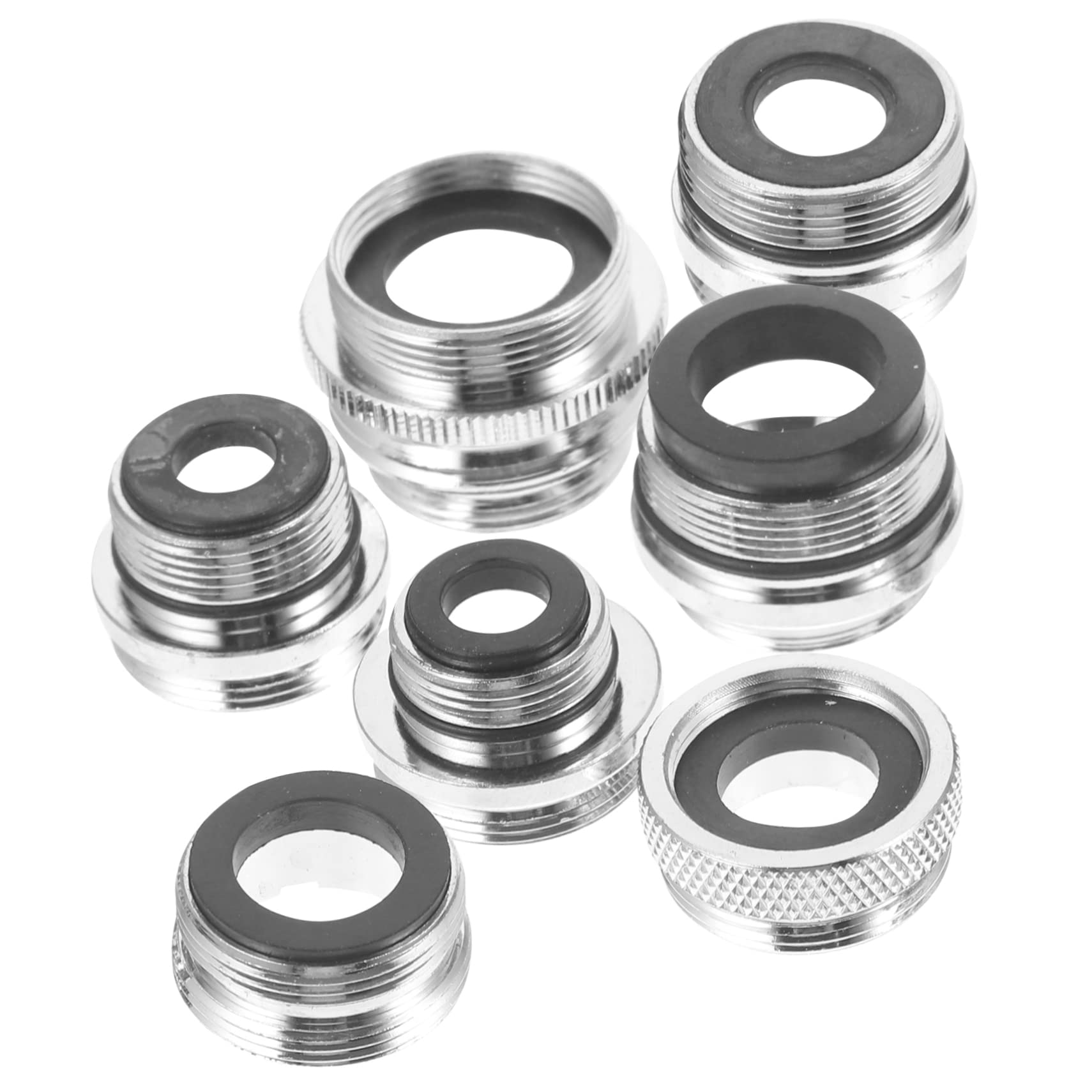 Sosoport Kit Adattatore per Tubo da Giardino con Rubinetto Assortito 3 Set Set Completo per Luso 7 Pezzi*3