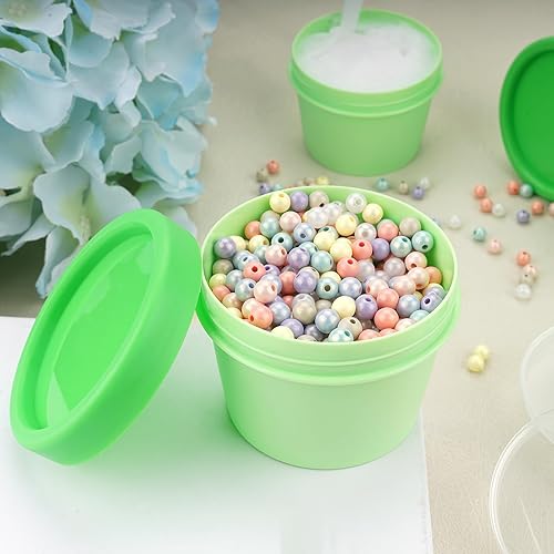 Miniatura 6 de Cosywell Tarros cosméticos de 3.4 onzas  3.4 fl oz, tarros de plástico vacíos para crema, 4 recipientes de viaje recargables para artículos de