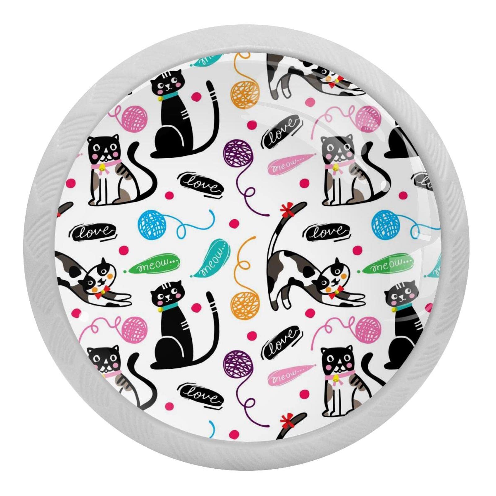 Boutons de placard de cuisine chat pour illuminer vos meubles de chambre de nuit