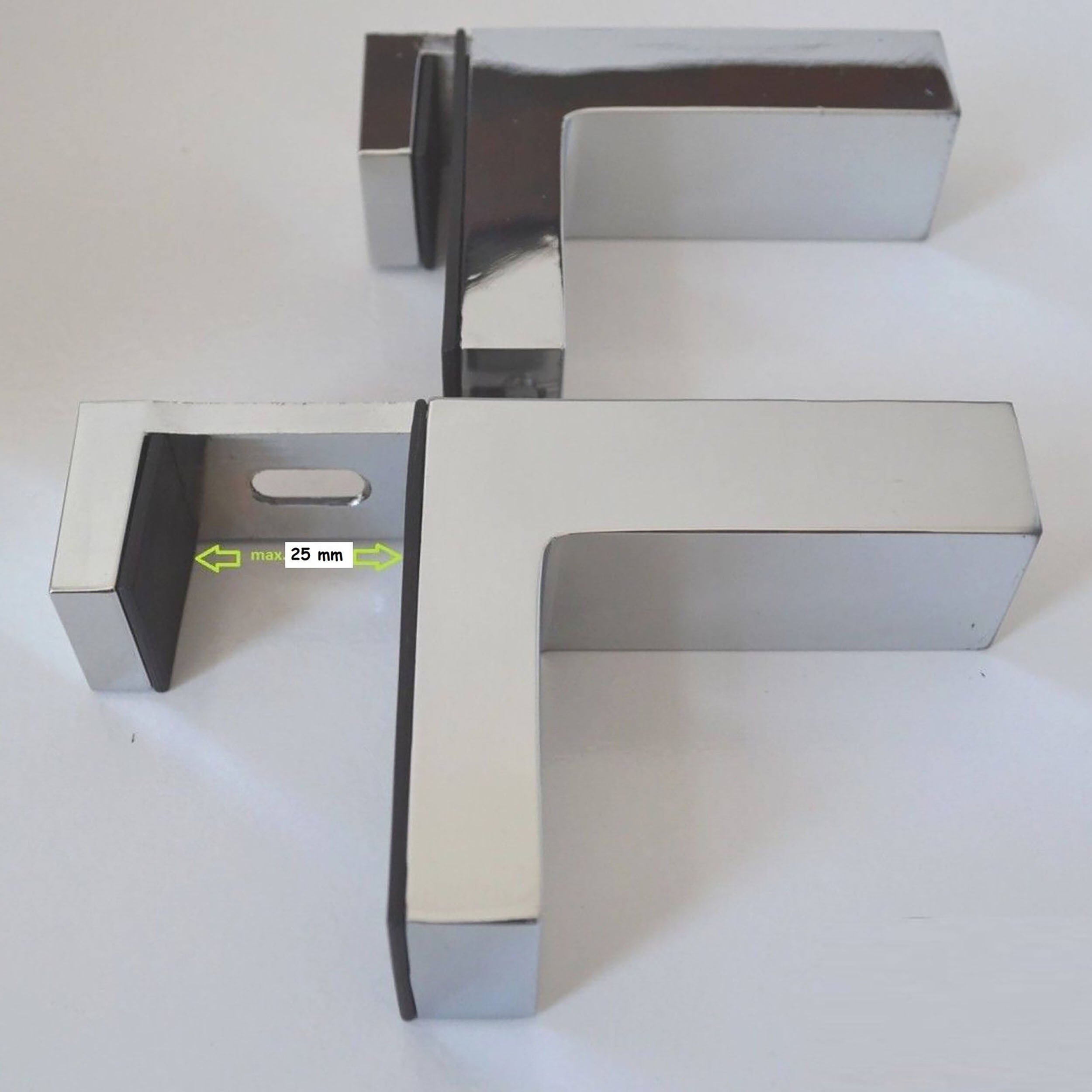 Gedotec design glas plankhouder kast klem plankhouder glazen legplanken