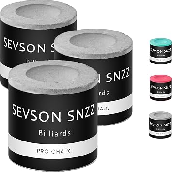 Billiard Pool Cue Chalk - Circle Stick Chalk Hand Chalk Round Cube Accessories for Billiards Table 8 Balls Snooker Tournament Clubs Bars Home Gym Players Holder Games Gift