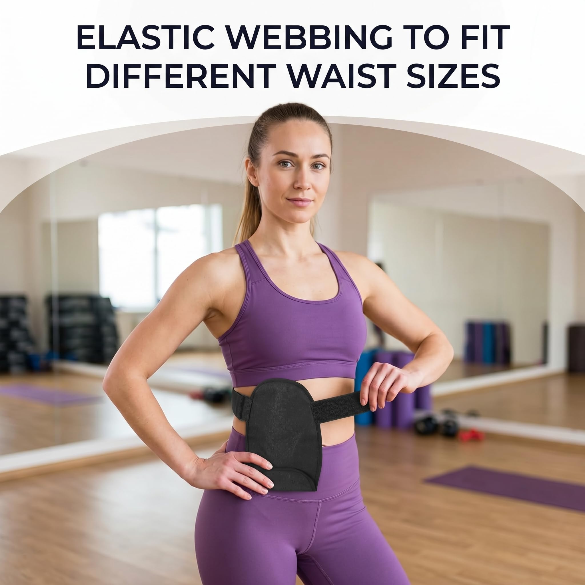 Wasserdicht Stomabeutel Abdeckung,Verstellbar leicht Elastizität Stoma Gürtel,Stoma Zubehör,Stomagürtel,Stomabeutel Überzug,U-Förm Design für Ileostomie,Kolostomie und Urostomie
