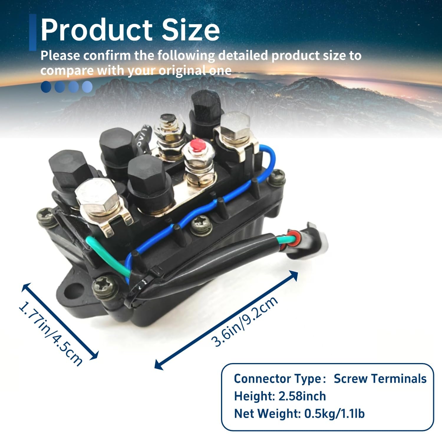 ​​FREPURDO 63P-81950-00-00 Yamaha Tilt and Trim Relay - Power Trim Relay for Outboard Motor, Replacement for F115 F90 150 HP 2/4 Stroke Engine