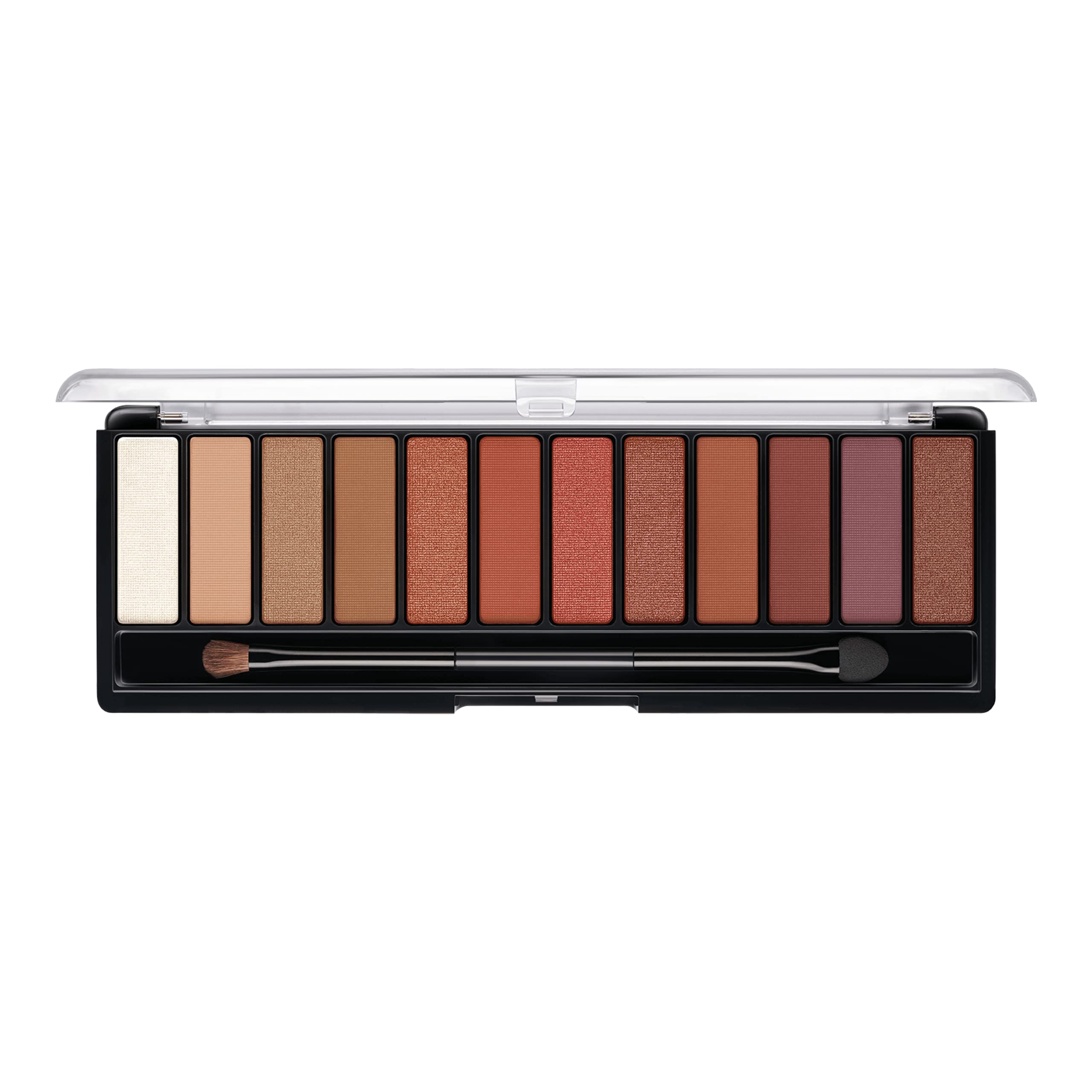 Rimmel Magnif'Eyes paletka 12 cieni do powiek, mocno napigmentowany cień do powiek, gładka konsystencja - Spice Edition