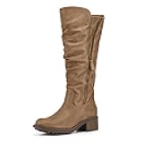 Women's Knee High Boots Chunky Heel Boots