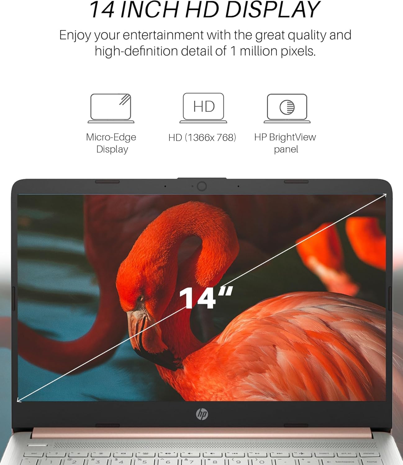 Amazon | HP 14インチ学生用ノートパソコン、Microsoft Office Pro生涯