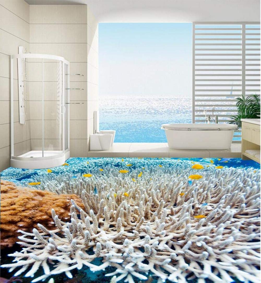 Papier Peint Photo 3D Corail Et Poissons – Fresque Marine 1571, Ambiance Famille, Allemagne Zoé