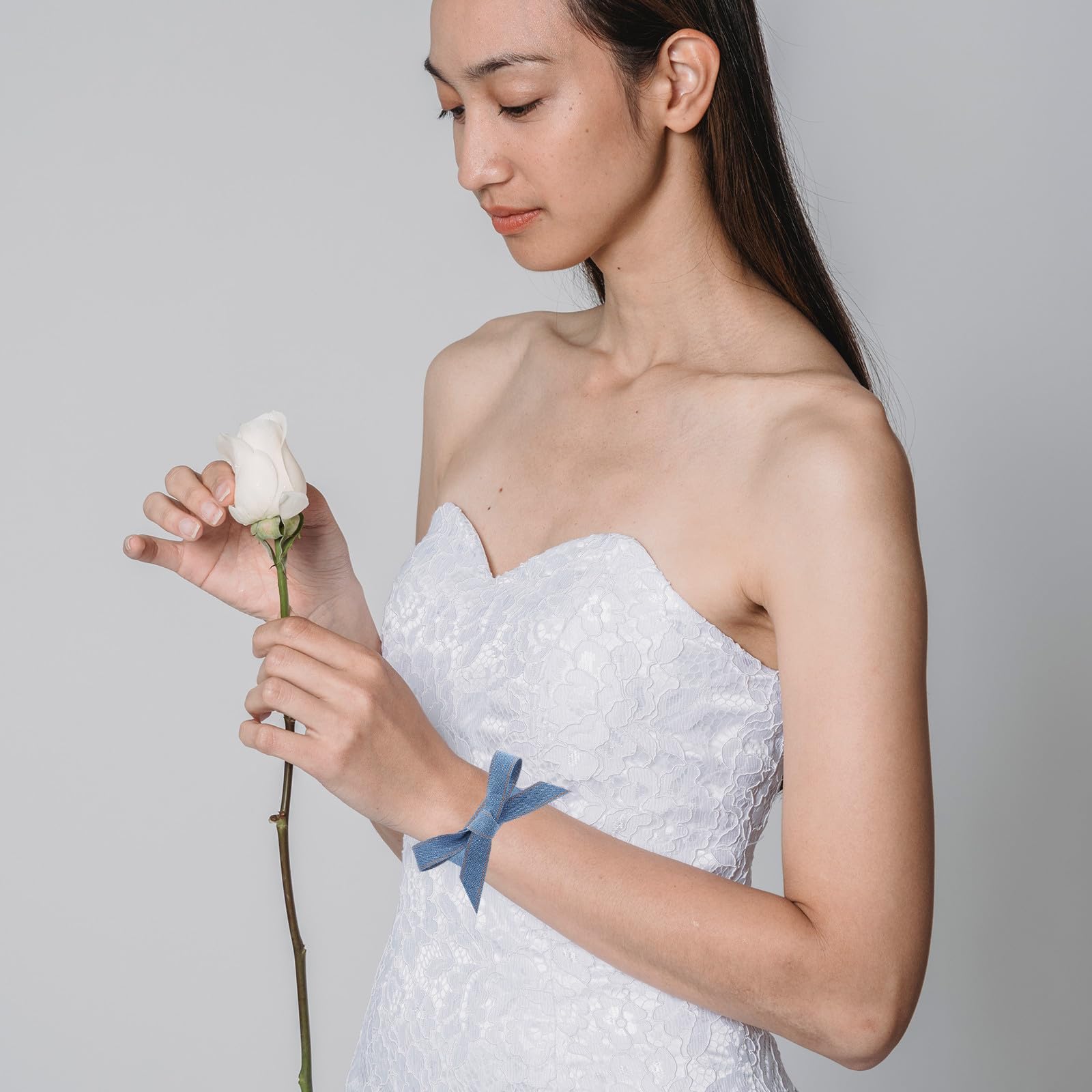Healeved 3pezzi Nastro da Regalo Decorativo in Cvc e Denim Nastri per Confezioni Multifunzione e Fai da Te per Imballaggio Confezione di Abiti e Creazione di Fiocchi