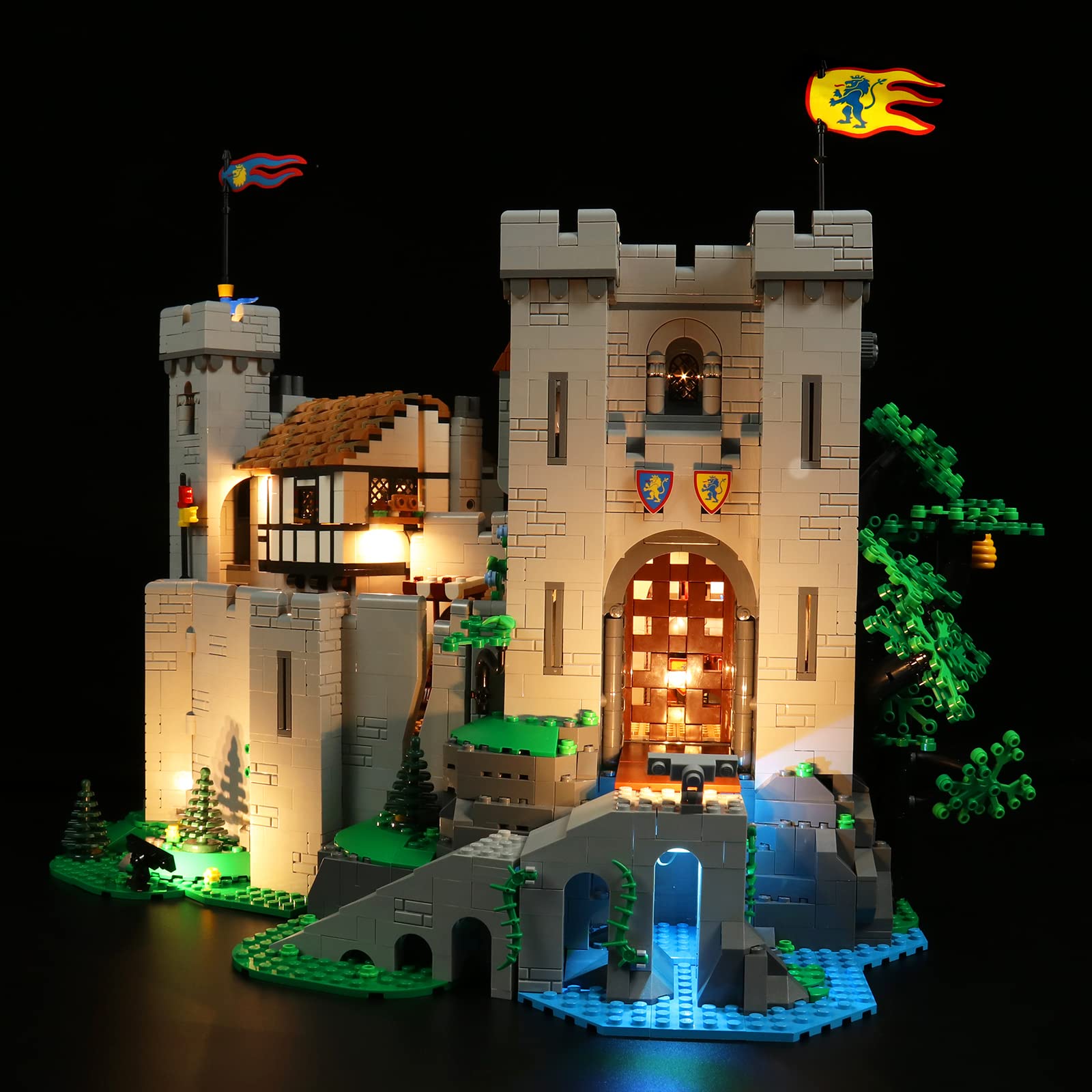Led Light Kit for Lego Lion Knights’ Castle, Led Lighting Set for Lego 10305 Lion Knights’ Castle 90 Years - Not Include Models, Just Light Set(Standard Version) — image 1
