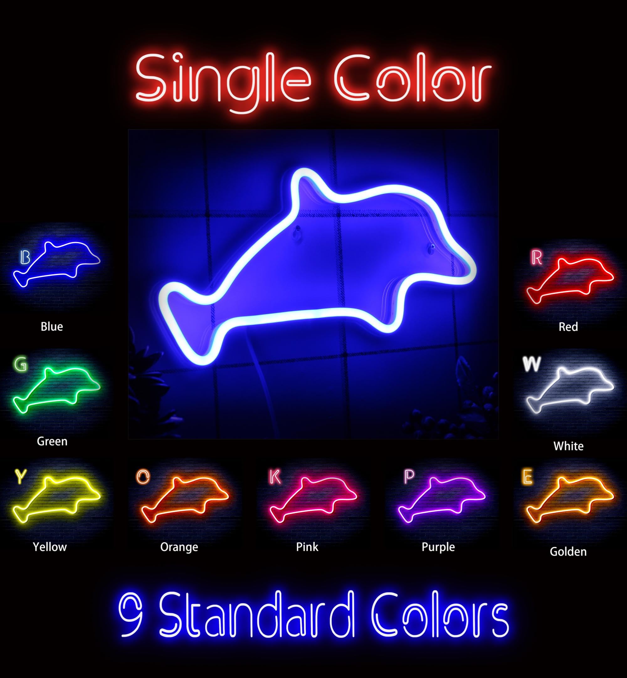 まるまる　LEDネオン 22mm Circular 360° Flexible Digital RGB LED Neon Light, 5V, 2m