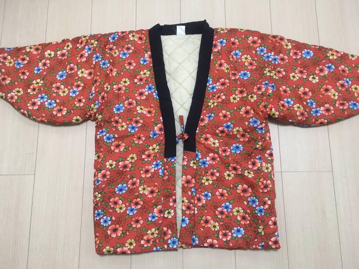 昭和 当時物 レトロ ポップ ファンシー ちゃんちゃんこ 甚平 防寒 はんてん 昭和 当時物 レトロ ポップ ファンシー ちゃんちゃんこ 甚平 防寒 はんてん