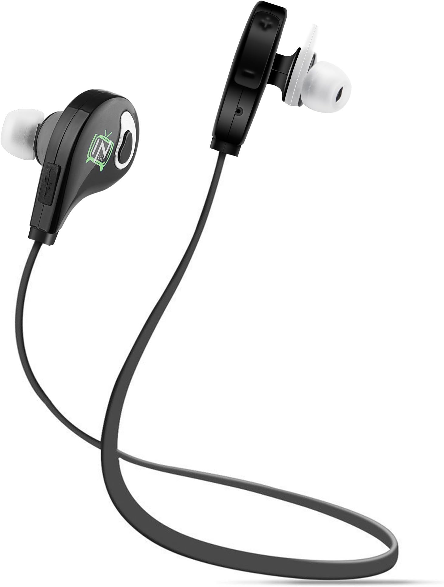 INL3D Sport Wireless Earphone Bluetooth Headset Sweatproof Running Gym Stereo Noise Cancelling for iPhone LG Samsung