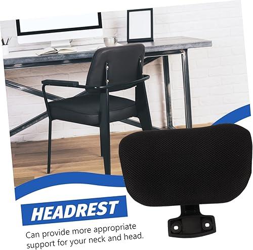 Miniatura 5 de Silla ergonómica para computadora, soporte lumbar, cojín grande y alto, altura ajustable, reposacabezas para oficina