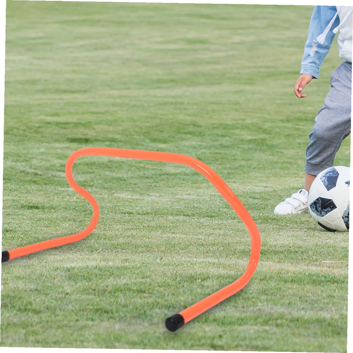 4pcs Agility Hurdles 15cm Plastic Speed Training Equipment for Soccer Football Track Practice