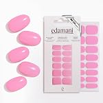 Gel Nail Strips No UV Light Needed - 34 Pcs Fully Cured Gel Nail Polish Stickers, 14+ Day Salon Quality Nail Wraps for Women, Easy Apply Toxin-Free Manicure Kit (Barcelona Blush)