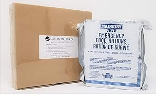 LaunchPro Emergency Food Rations 3600 Calorie Food Bars. OnePack (Single Pack)