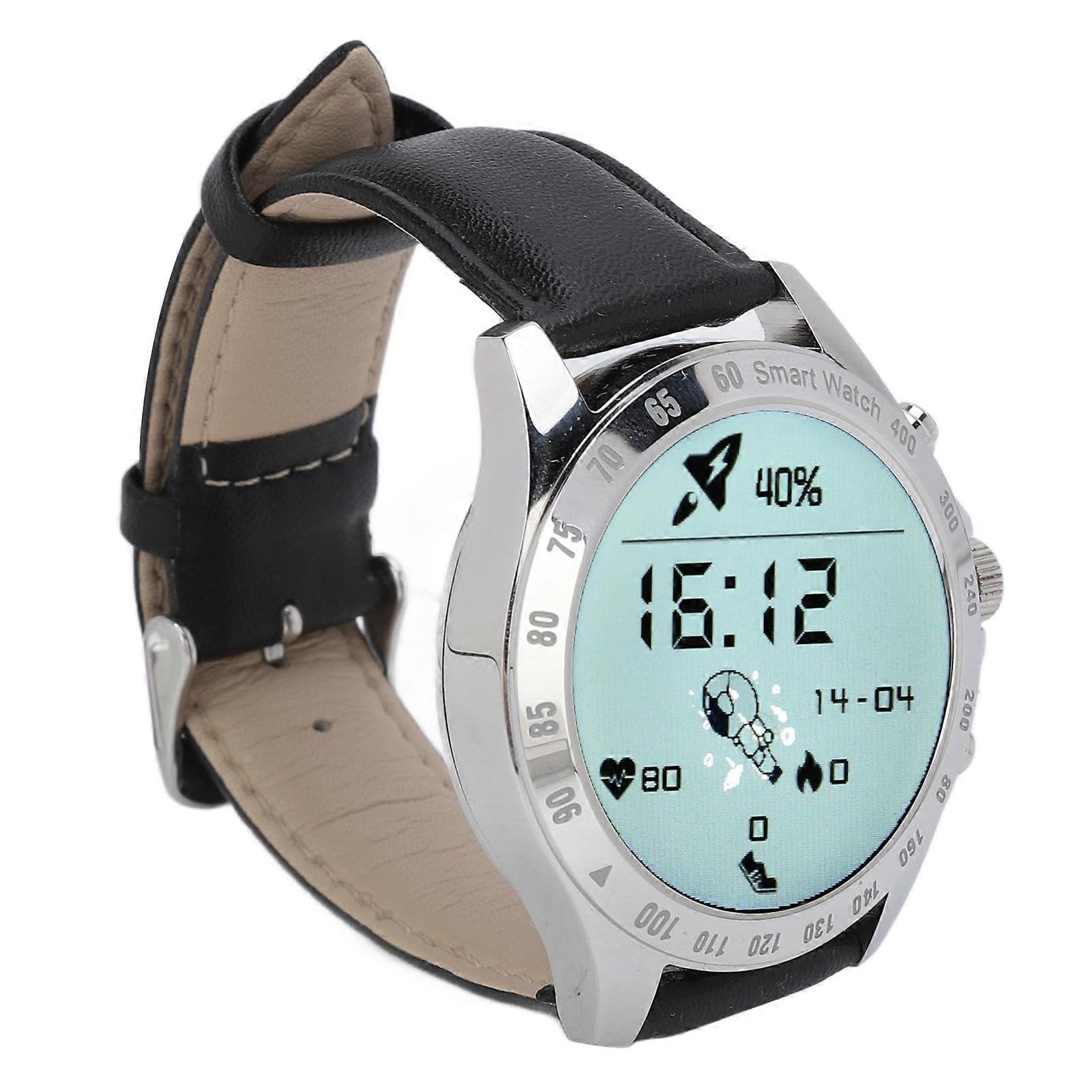 Montre étanche 3 ATM, boîtier en acier inoxydable, fréquence cardiaque, surveillance de l'oxygène dans le sang, montre-bracelet intelligente