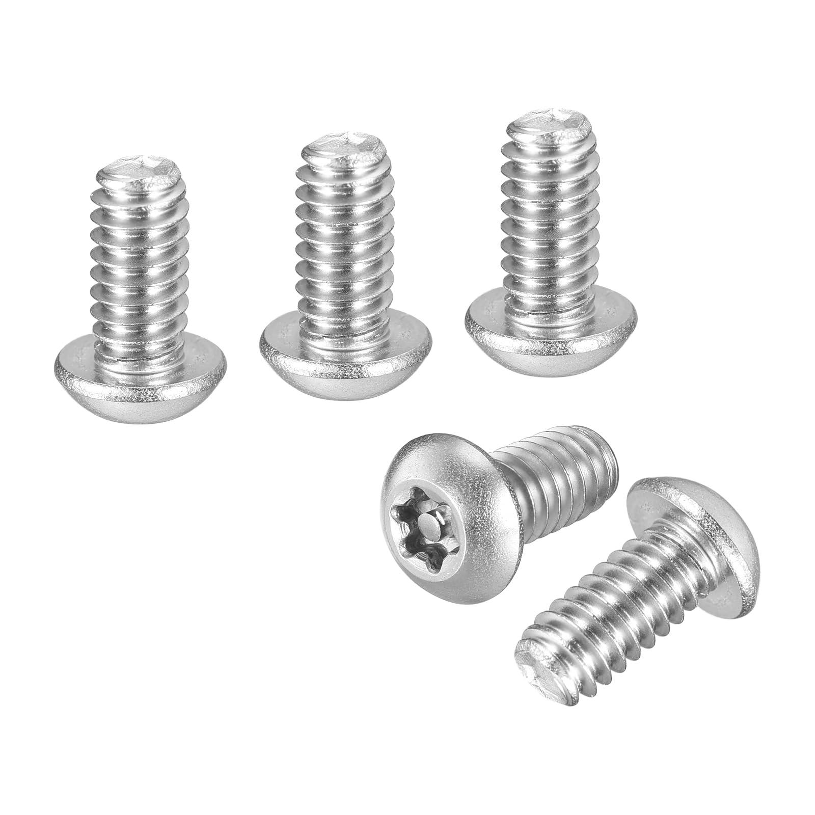 DTGN 1/4"x1/2" Pan Head Torx Security Screw, 10Pack, Good for Machinery
