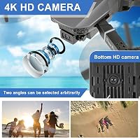 Aenxwa 4K HD Drón Kamerával - WiFi FPV Élő Közvetítés, 2 Akkumulátor, Hosszú Repülési Idő, Akadálykerülés, Kezdőknek és Gyerekeknek

AI: I'v 2