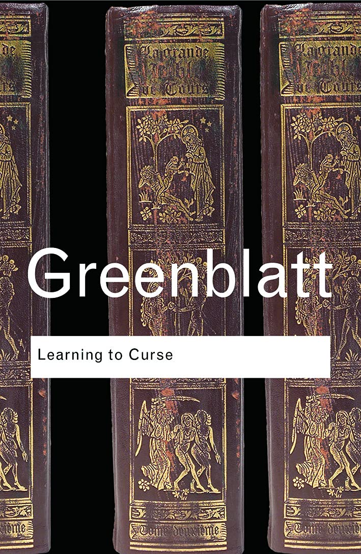 Learning to Curse by Stephen Greenblatt PAPERBACK 9780415771603