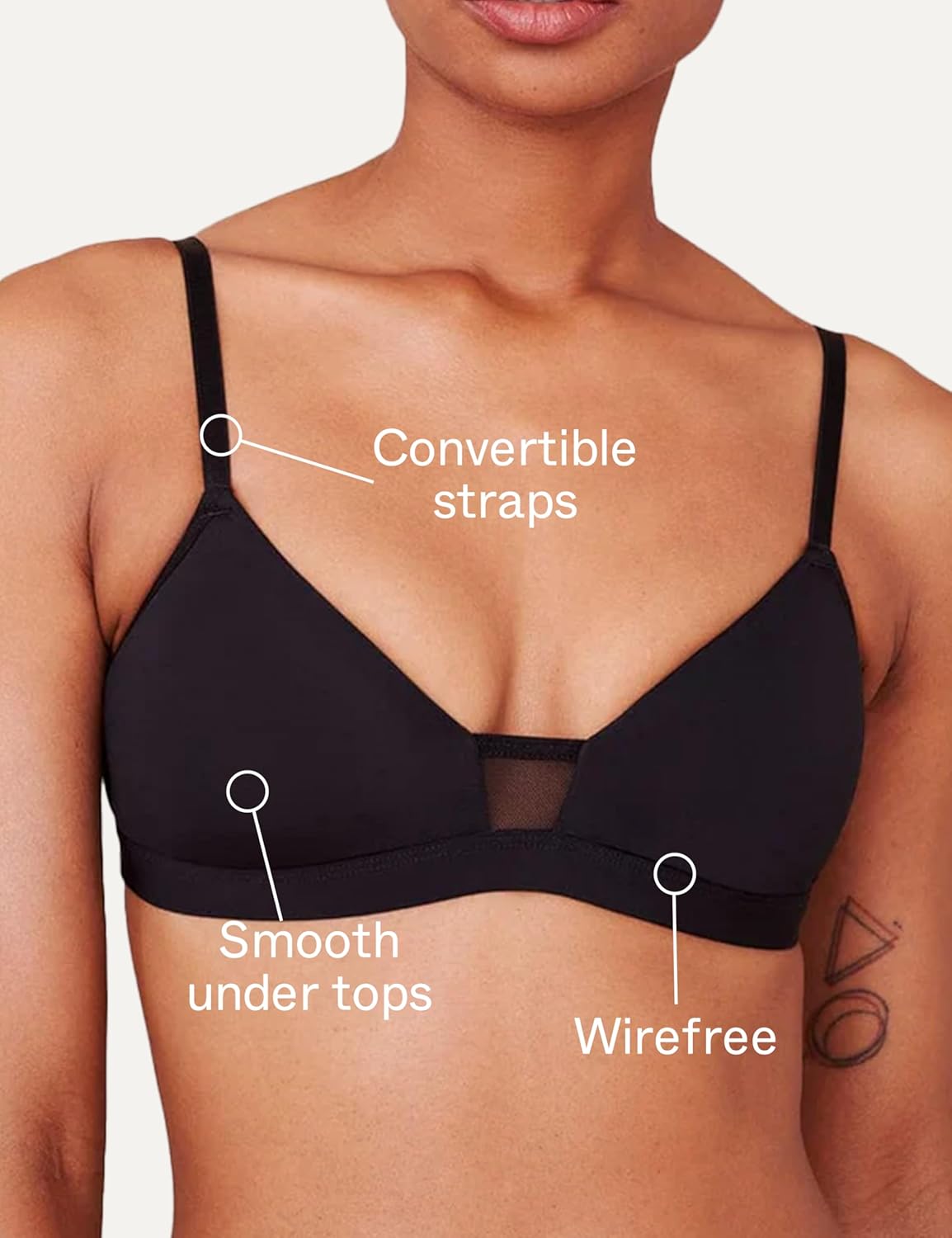 FeelGood Wirefree T-Shirt Bra Black - Image 5