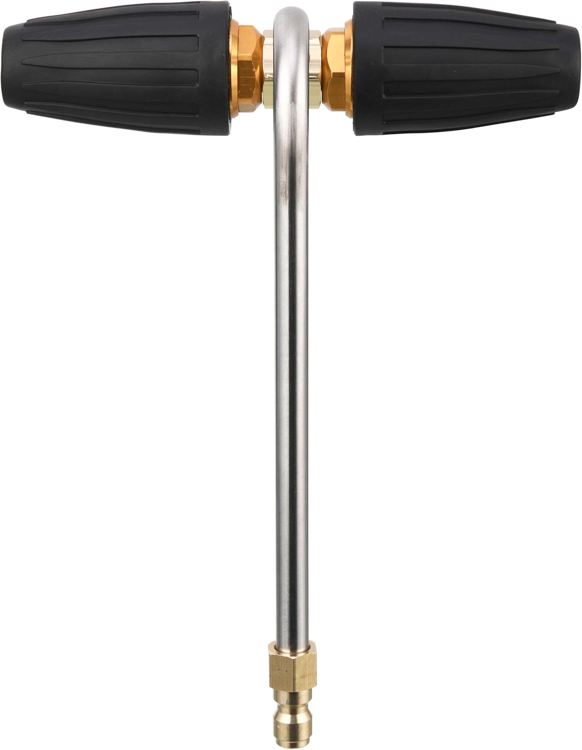 Tool Daily Gutter Cleaner Attachment for Pressure Washer, 2 Rotating Turbo Nozzle, 1/4 Inch Quick Connect, 3300 PSI