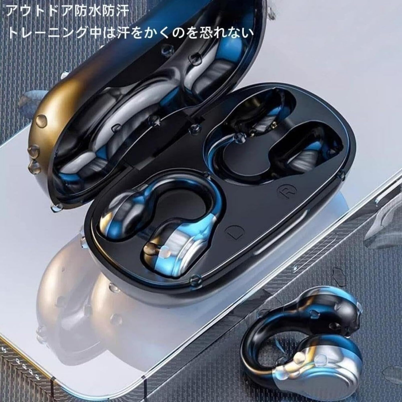 【新品】骨伝導集音器　イヤホン Amazon.co.jp: 骨伝導集音器 骨伝導 イヤホン ヘッドセット と