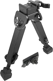 UTG Rubber Armored Full Metal QD Bipod, Height 6.0