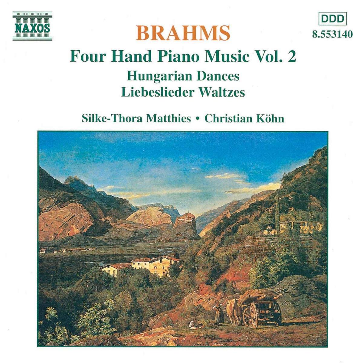 Johannes Brahms - FOUR HAND PIANO MUSIC - VOL 2 CD Album - Used
