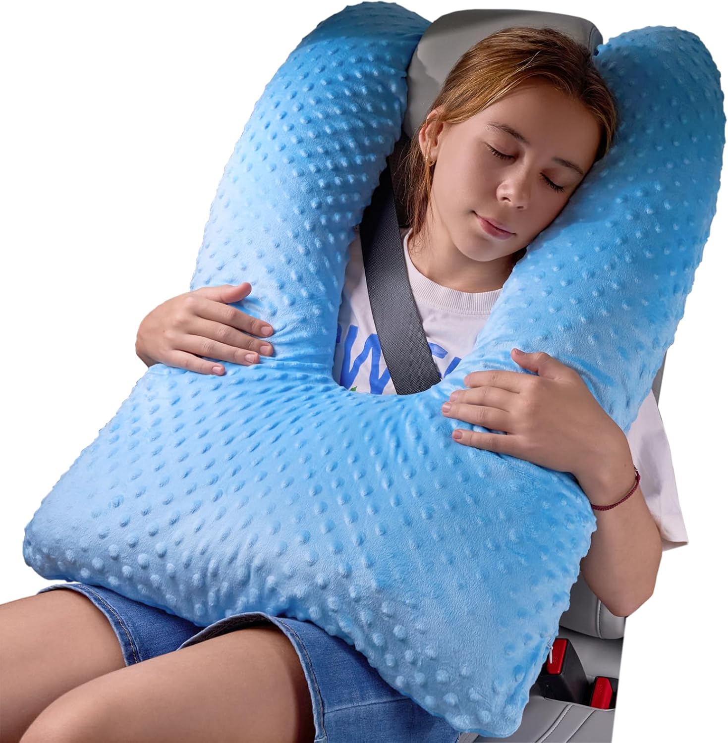 Travel Pillow for Kids Adult, Pillow for Car Sleeping Ultra