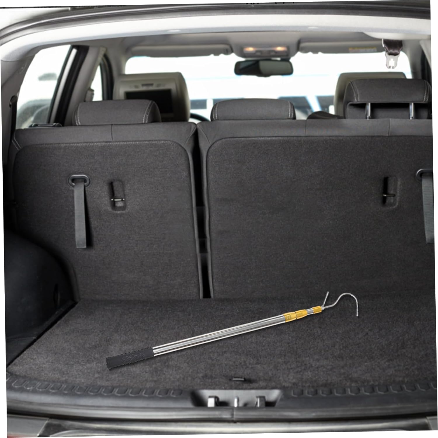 PRETYZOOM Adjustable Tarp Poles Pull Hook Telescopic Pole for Rv Sunshade Window Blind Hook for Easy Extension