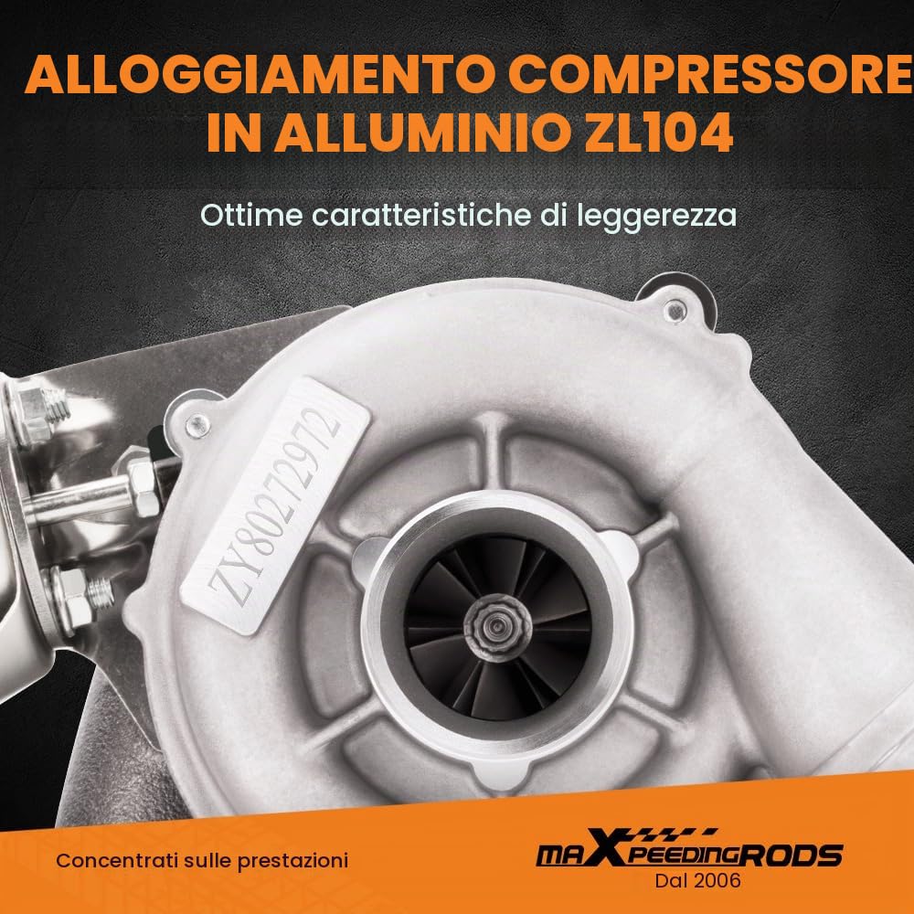 maXpeedingrods GT1544V turbocompressore 753420 per Peugeot per Citroen C2 | C3 C4 C5 1.6 HDI 110 HP, auto turbo per Ford per Volvo per Mazda per Mini-cooper