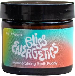 Bliss Energetics Remineralizing Tooth Puddy | Fluoride-Free with Hydroxyapatite | Remineralization | All Natural Ingredients & Preservative Free | Mineral-Rich Spot Treatment 2oz