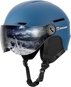 SNOWER Ski Helmet with Goggles