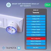 NOUS A1T WiFi okos konnektor 16A, mini intelligens dugalj fogyasztásmérővel, Alexa és Google Home kompatibilis 3
