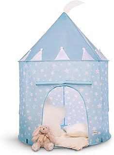 Pop-up-Spielzelt mit Sterndesign, blau