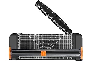 12 Inch Guillotine Paper Trimmer, Safe and Precise Ruler Cutter